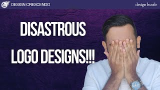 Most Disastrous Logo Designs of All Time  Design Crescendo Logofails Brandingfail MarketingFails [upl. by Heigl355]