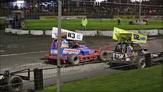 Skegness raceway Brisca F1 stockcars Btcc invertational 161124 [upl. by Hew626]