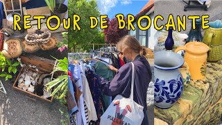 RETOUR DE BROCANTE 🌷 haul  vlog [upl. by Theda]