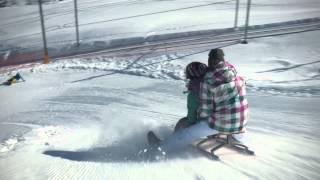 Zermatt  Matterhorn Rodeln in und um Zermatt  Schlitteln mit Toboggan [upl. by Kos]