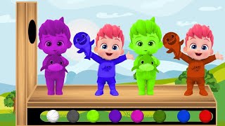 Baby Shark Learns Colors  CoComelon Nursery Rhymes amp Kids Songs 7 [upl. by Alicirp]