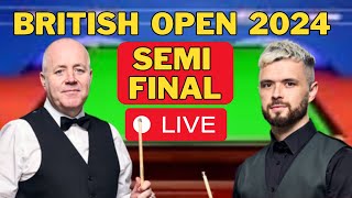 John Higgins Vs Oliver Lines  Unibet British Open 2024  Semi Final [upl. by Christan]