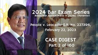 2024 Bar Exam Case Digest Tahira S Ismael and Aida U Ajijon vs People GR No 23443536 [upl. by Drice815]