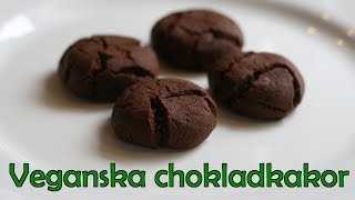 Veganska chokladkakor  Recept [upl. by Yevreh182]