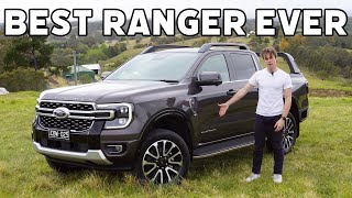 Fords smallest LUXURY PickUp  2023 Ford Ranger Platinum Review [upl. by Nylkcaj444]