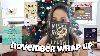 november wrap up 📚 dark academia and an agatha christie obsession [upl. by Lucho745]