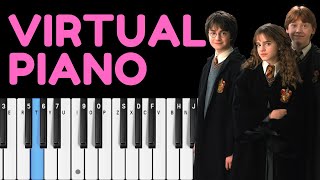 Harry Potter  Hedwigs Theme Easy Piano Tutorial [upl. by Dlarrej255]