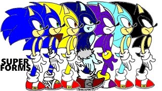 Sonic the hedgehog Animation Including some SuperOtherrandom Forms  NOT PRECISE [upl. by Jehu]