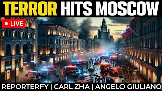 LIVE Terror Hits Moscow Russia  What We Know [upl. by Nottarts]