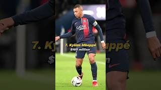 Top 10 Most Richest Footballer In The World football shorts [upl. by Emerson]