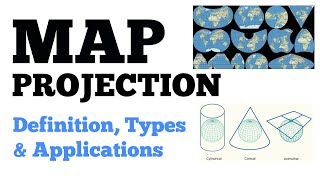 Map Projection NCERT Class 11 Definition Types Uses [upl. by Ahsirak184]