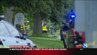 5 bicyclists dead after crash north of Kalamazoo [upl. by Jaan]