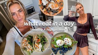 what I eat in a day  easy high protein recipes at home meal prep  cook with me [upl. by Isyad555]