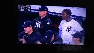 Jon Bertis ninthinning single for the NY Yankees vs Kansas City Royals Game 2 2024 ALDS 10724 [upl. by Kentiggerma]