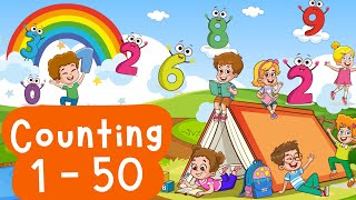 counting 150  Learn counting 1 to 50  Count to 50  Learn to count  counting song  kids song [upl. by Roseann]