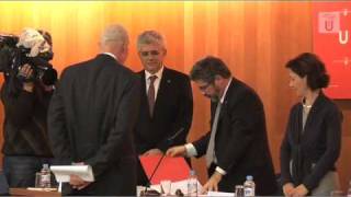 Robert Solow investit doctor honoris causa per la UPF [upl. by Trstram303]