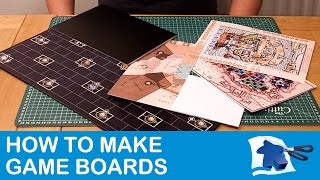 How to Make Game Boards  Dining Table Print and Play [upl. by Putnam]