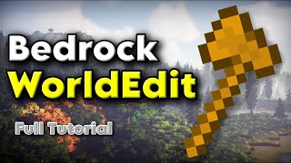 How to Download and Use WorldEdit in Minecraft Bedrock  Full Tutorial [upl. by Beffrey]