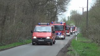 Großübung  Alarmfahrt Jugendfeuerwehr Kerken Kempen Venlo KTW RD Kempen [upl. by Chu]