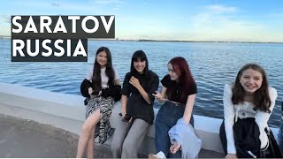 NOT Moscow SARATOV Russia Another Great City on VOLGA River LIVE [upl. by Enowtna]