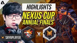 Overwatch  Top Hitscan Sayaplayer  Meta Athena VS NC Foxes  Nexus Cup Annual Finals Highlights [upl. by Rayner]