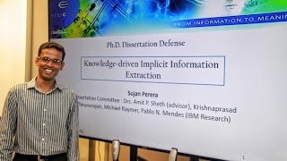 Sujan Perera Knowlededriven Implicit Information Extraction [upl. by Asiral]