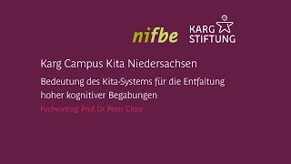 Bedeutung des Systems der Kindertageseinrichtungen für die Entwicklung hoher kognitiver Begabungen [upl. by Heinrike]