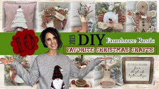 10 DIY Rustic Farmhouse Christmas Crafts  DIY Mega Christmas Crafts  Favorite Christmas DIY’s [upl. by Maram]