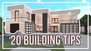 20 Building Tips To Build Better Houses in Bloxburg Roblox [upl. by Holofernes530]