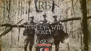 Alabama Turkey Hunting 2023 • quotTURKEYS WITH TOXEYquot Mossy Oak’s Toxey Haas • GIANT SPURS [upl. by Aihsekat]