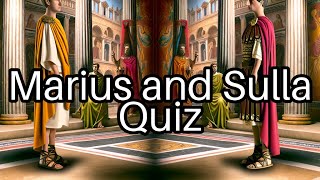 Test Your Knowledge on Marius amp Sulla 🏛️ How Well Do You Know Roman History [upl. by Cleave621]