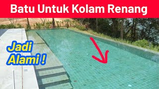 Batu Sukabumi Hijau untuk kolam renang [upl. by Rabiah]