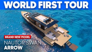 Is This the SEXIEST 75ft Yacht Exclusive Swan Arrow Tour amp Review [upl. by Mirth]