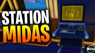 Acheter Quelque Chose dans un Distributeur Automatique ou une Station de Midas Fortnite Emplacement [upl. by Osner]