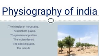 physiography of india by educares2023 physiography geography [upl. by Bilek966]