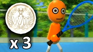 worlds greatest wii sports tennis player [upl. by Aneerbas522]