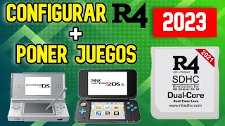 CÓMO CONFIGURAR UNA R4 Y PONERLE JUEGOS 2022 3DS 2DS DS [upl. by Georgeanne]