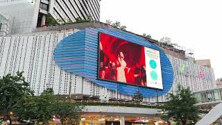 Nearby National Stadium Light Rail Station Bangkok Advertising Space MBK Centre Thailand DOOH Ads [upl. by Ingelbert833]