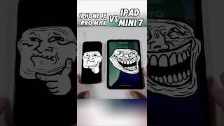 iPhone 16 Pro Max vs iPad Mini 7 ⚡ Ultimate Speed Test Showdown Who’s Faster 🚀 Shorts viralvideo [upl. by Darbee]