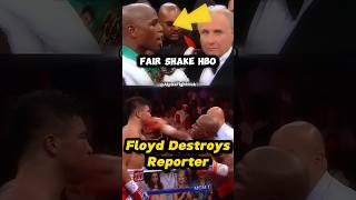 Floyd Destroys Reporter floydmayweather boxing [upl. by Shaikh]