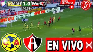 América vs Atlas En Vivo Partido Donde Ver JUEGA AMERICA VS ATLAS LEAGUES CUP 2024 16Vos [upl. by Mw598]