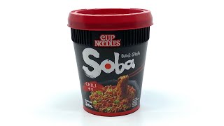 Nissin Chili Soba Cup Noodles with Yakisoba Sauce 92g [upl. by Prisilla151]