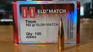 7mm rem mag load development with Hornady 162 ELDM [upl. by Liartnod]