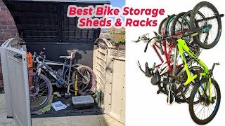 6 Best Bike Storage Sheds amp Racks Review [upl. by Ayhdiv]