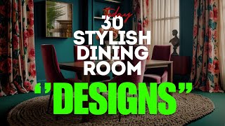 30 Stylish Dining Room Decor Ideas to Transform Your Space [upl. by Geno]