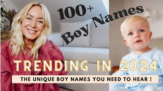 Over 100 Unique and Modern Baby Boy Names to Inspire You  rapid quick fire SJ STRUM [upl. by Ramsa]