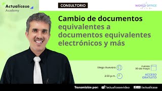 Cambio de documentos equivalentes a documentos equivalentes electrónicos y más [upl. by Rolyab139]