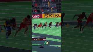 When Trayvon Bromell WON the WORLD indoor champs 🏆🔥 sport tracknfield usainbolt [upl. by Uhsoj150]