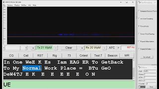 Icom 7300 Using MRP 40 Morse CW Decoder [upl. by Ellwood]