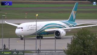 oman Air Landung münchen airport flughafen planespotting live munich plane spotting aviation [upl. by Burbank]